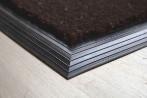 17mm Coir mat with Rubber Edge - Brown - 100 cm x 200 cm