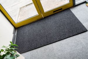 Commercial Brush Entrance Mat Anthracite 80cm x 120cm