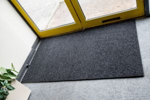 17mm Coir matting with Rubber Edge - Russet - 33 cm x 60 cm