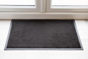 Luxury Black Throw Down Entrance Mat
