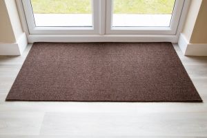 17mm Coir matting with Rubber Edge - Russet - 33 cm x 60 cm