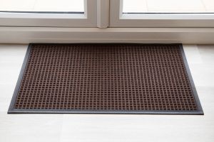 Indoor Brown Brown Throw Down Heavy Duty Matting Hard Wearing