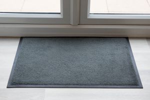 Luxury Grey Throw Down Entrance Mat Various Sizes
