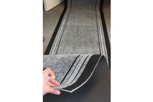 Long Hallway Entrance Runner Mat Grey Wind