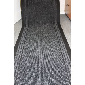 Long Hallway Entrance Runner Mat Charcoal Run