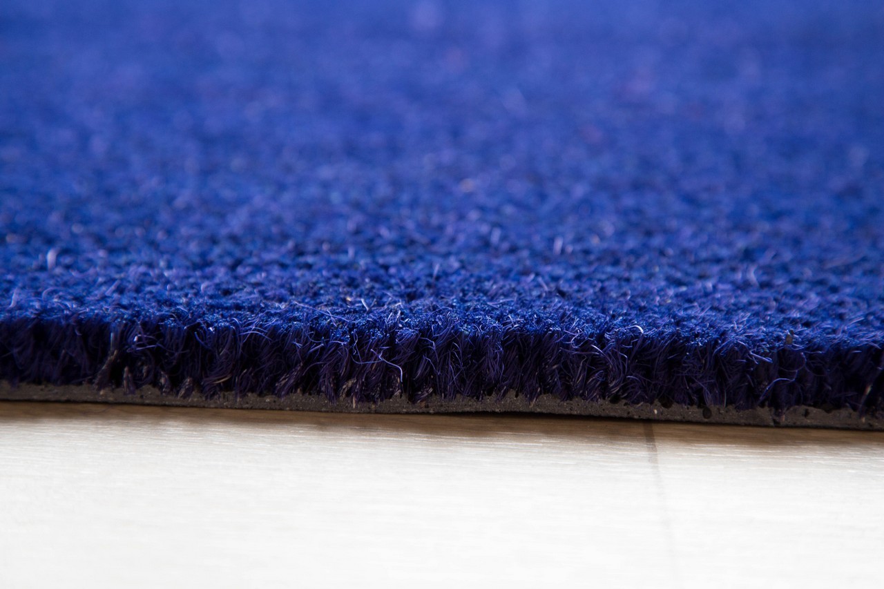 Buy 17mm Blue Coir Entrance Mat Made to Measure at £42.00 Coir
