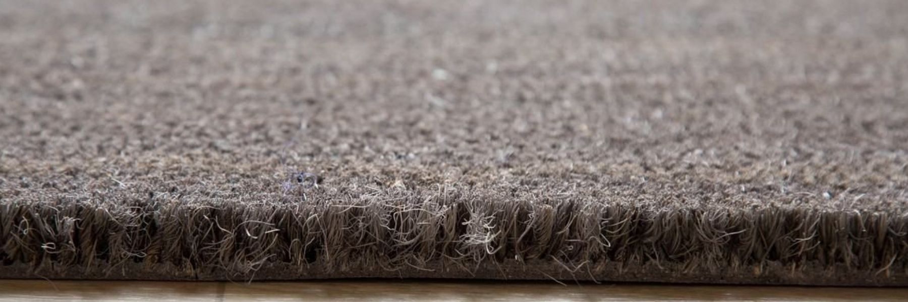 grey coir mat