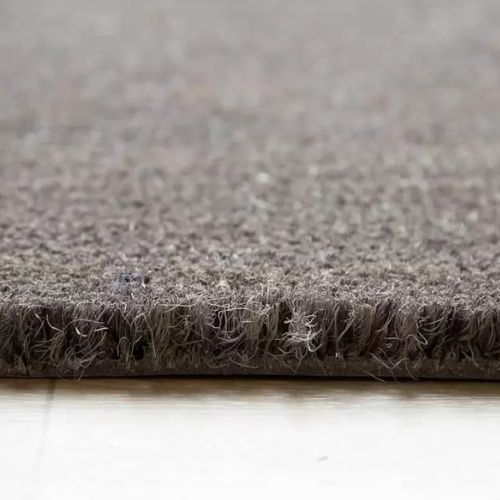 coir mat in grey