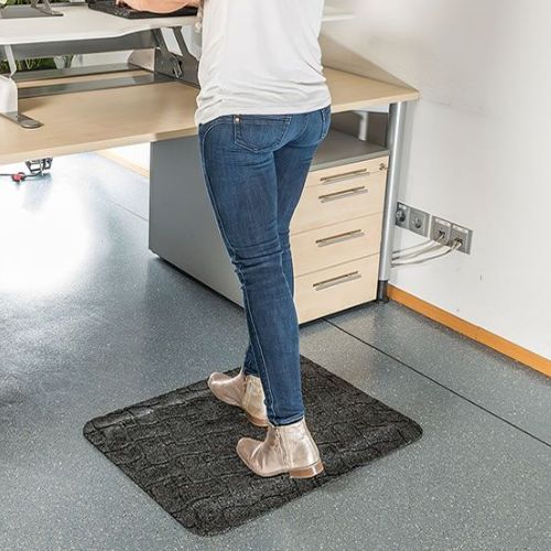 woman on mat