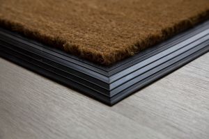 Natural Entrance 14mm Coir Mat Made to Measure with Rubber Edge