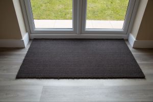 grey coir entrance mat