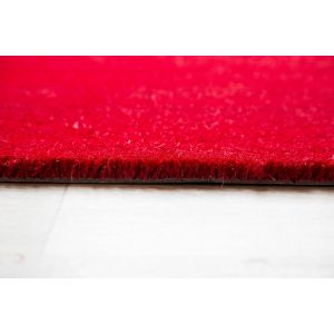 red coir door mat